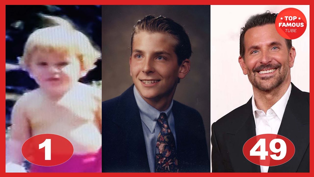 Bradley Cooper ⭐ Transformation From 1 To 49 Years Old