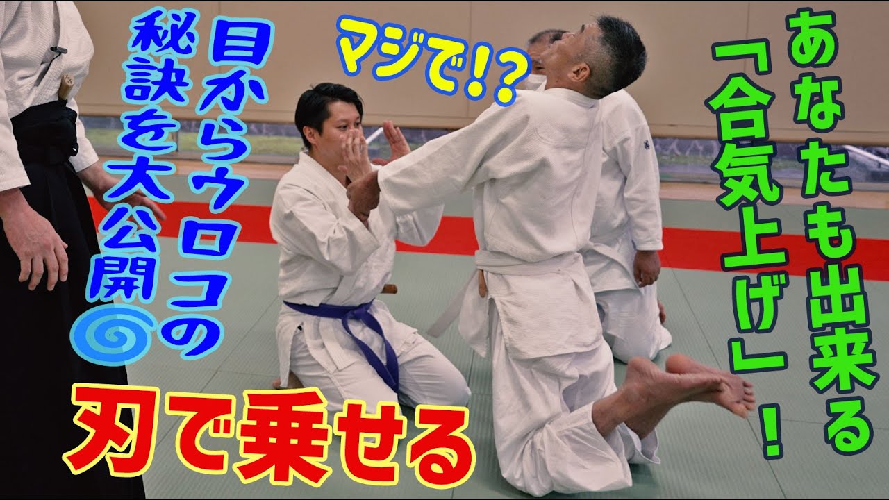 「合気上げ」の最終解答！出来てる人は知っている身体感覚を教えます　扶桑会440 刃に乗せる　大東流合気柔術