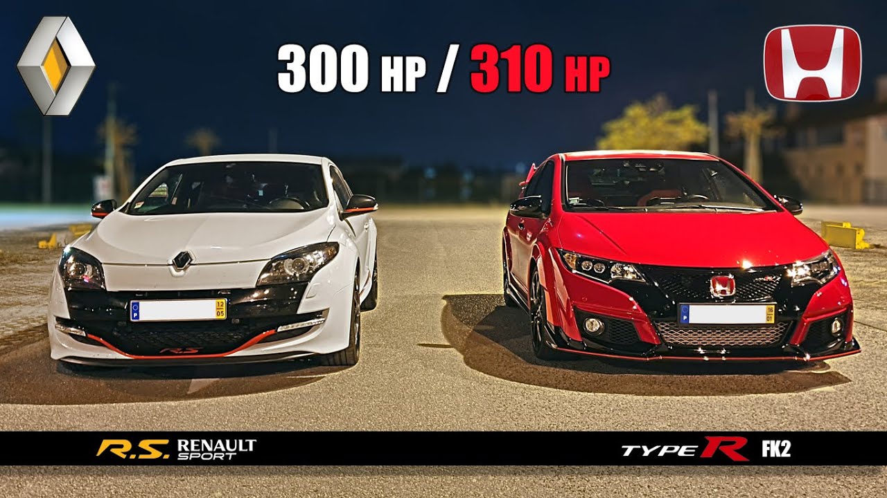 Renault Mégane RS (Tuned) 🆚️ Honda Civic TYPE R FK2