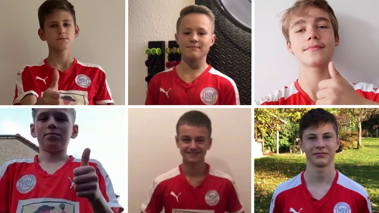 Die U14 des HSV in der Coronapause