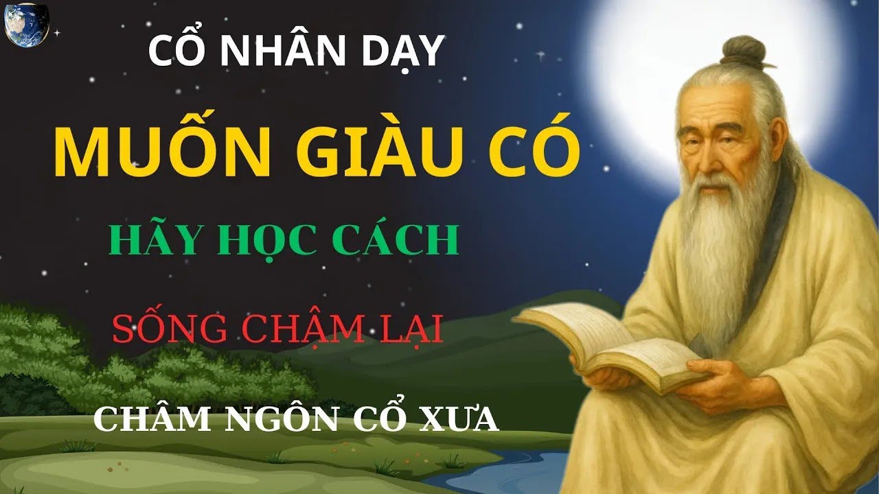 Cổ Nhân Dạy   Muốn Giàu Có – Hãy Học Cách Chậm Lại   Châm ngôn cổ xưa