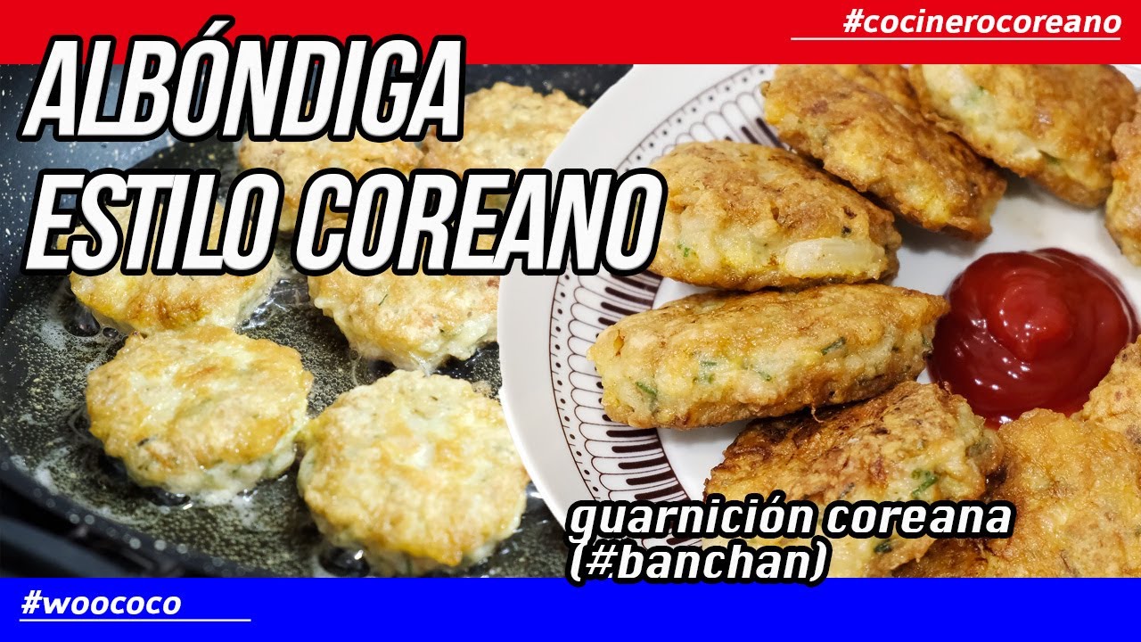 ALBÓNDIGA ESTILO COREANO l 동그랑땡 l COMIDA COREANA l CÓMO HACER l COCINERO COREANO l RECETA FÁCIL