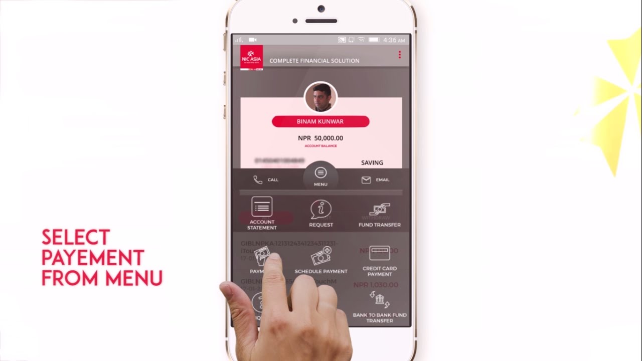 Payments made easier with NIC ASIA MOBANK app