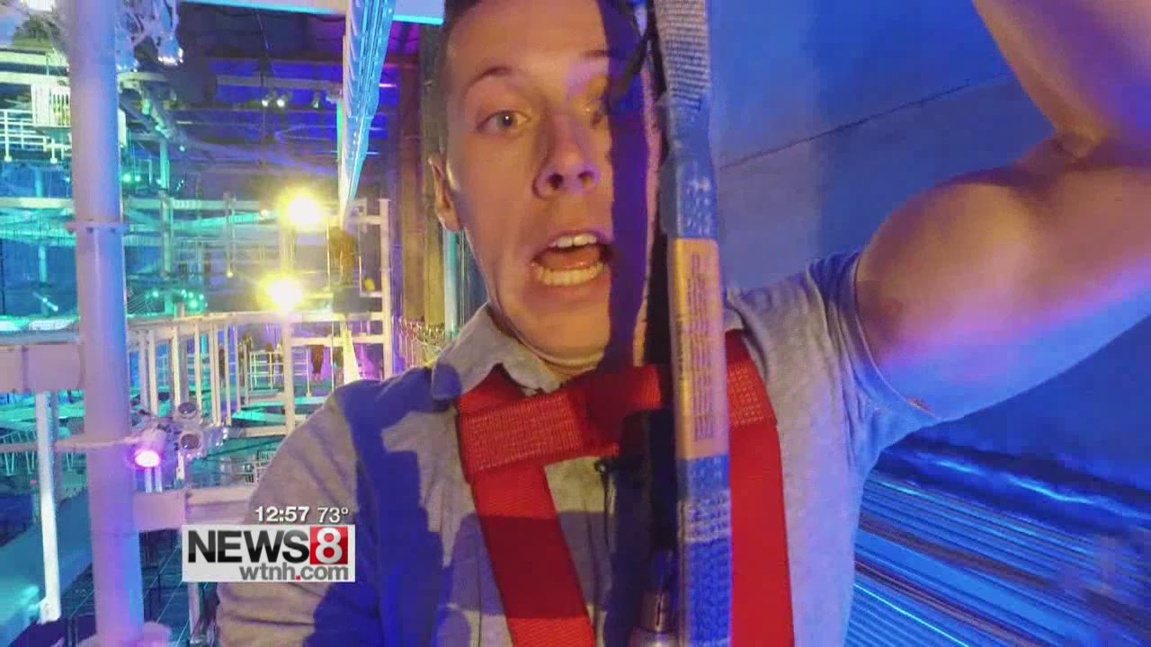 Cruisin’ Connecticut – Experiencing the world’s largest indoor ropes course!