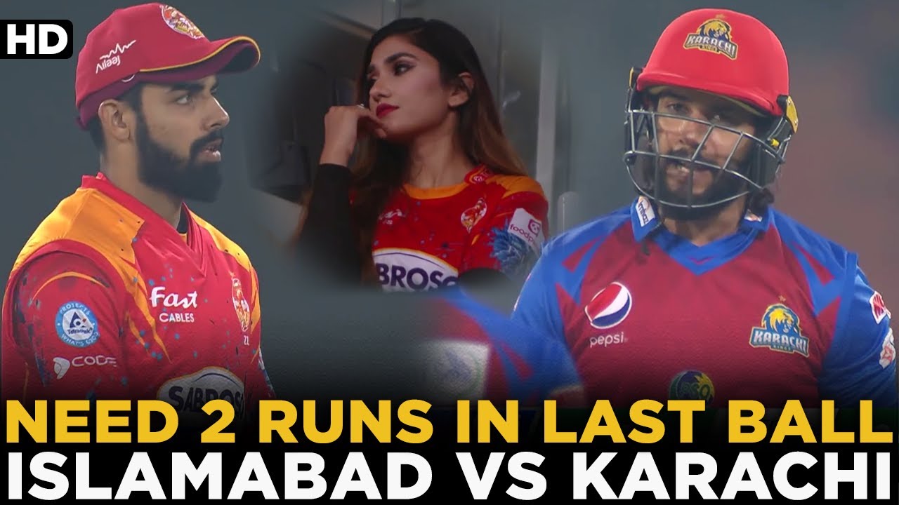 Most Thrilling Match Ever Between Islamabad vs Karachi | Need 2 Runs in Last Ball | HBL PSL | MB2A