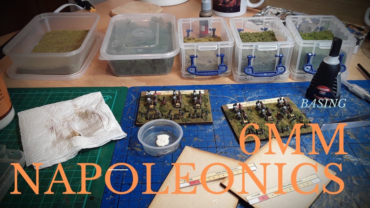 6mm Napoleonic Basing Tutorial, Blucher.