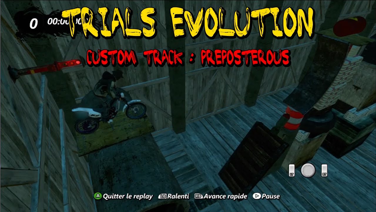 Trials Evolution - Preposterous - Custom track (ninja level 5)