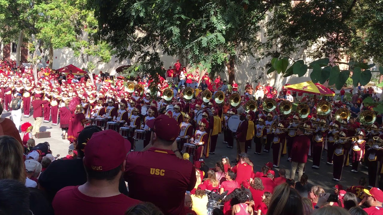 USC Marching Band – Pre-game 9.16.2017 Happy Birthday