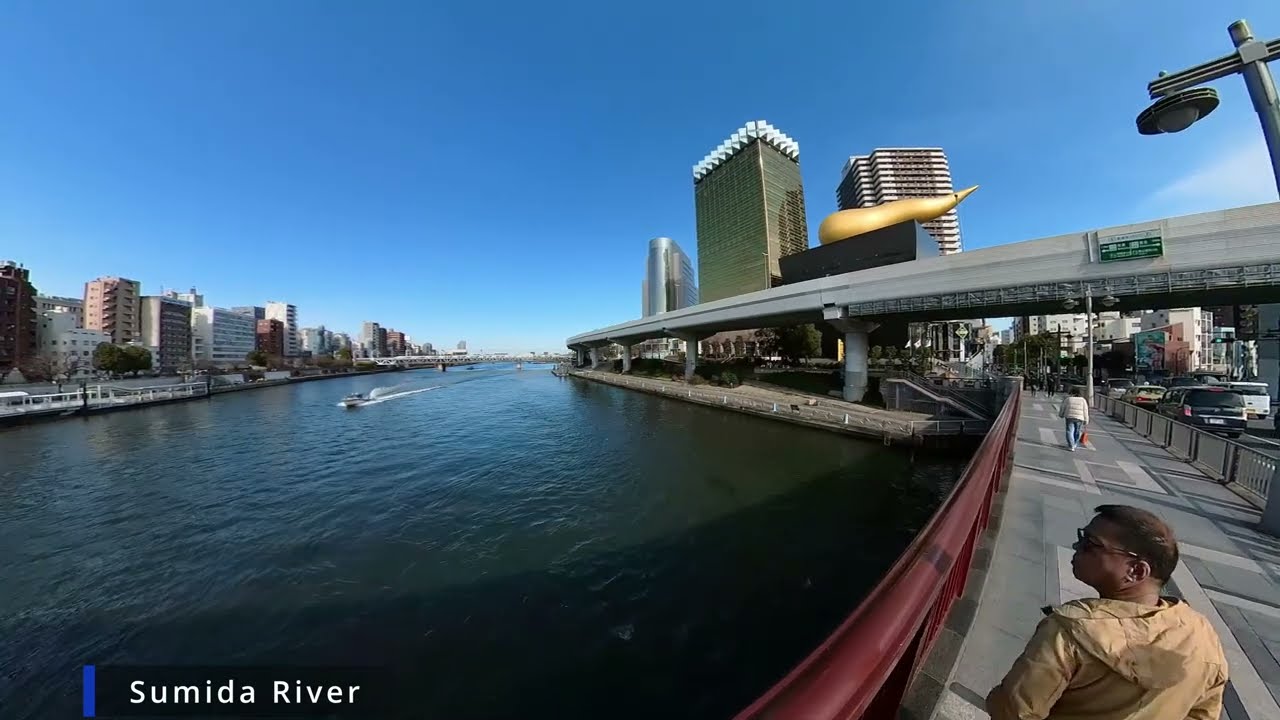 Walk along the Sumida River and go to Tokyo Skytree. March 2024. Part4