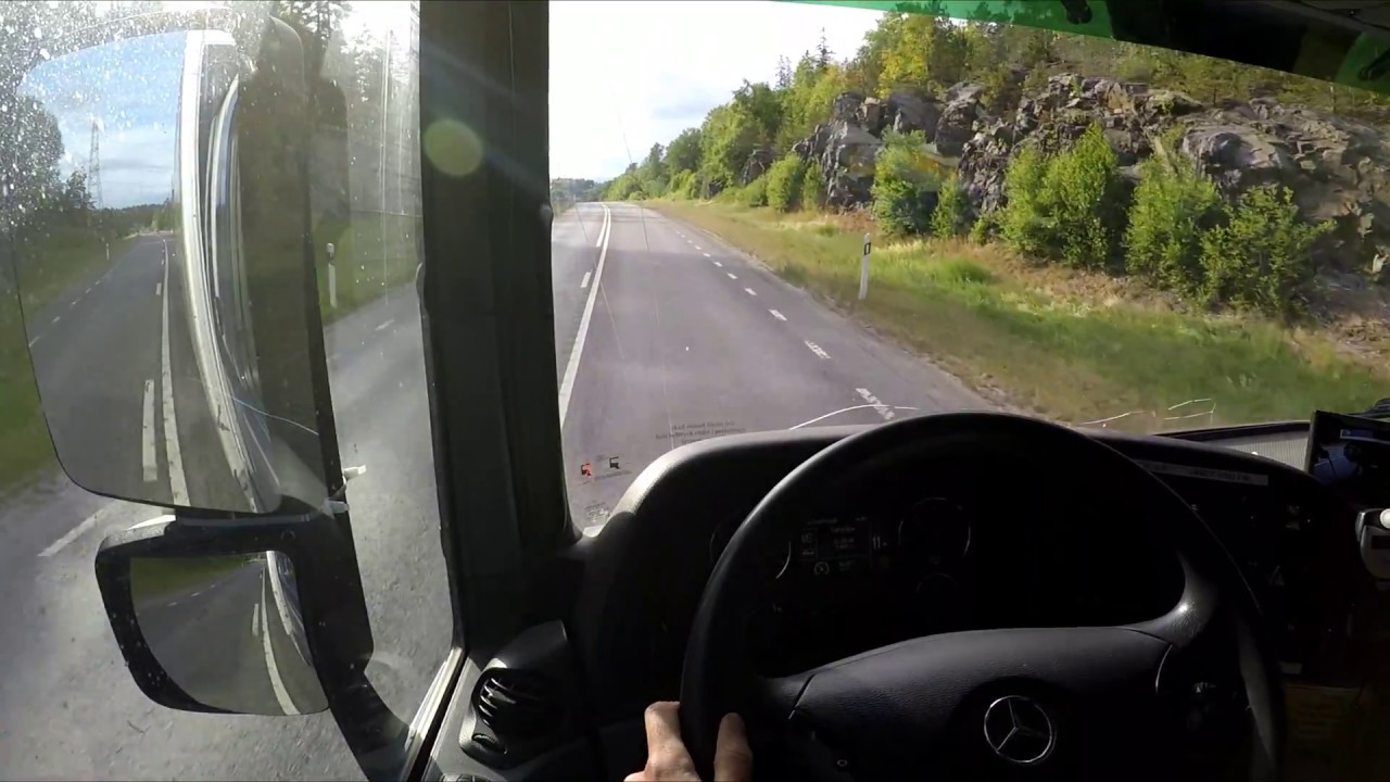 (4K) Relaxing Mercedes Actros Truck + Trailer driving, loaded FULL TRIP!