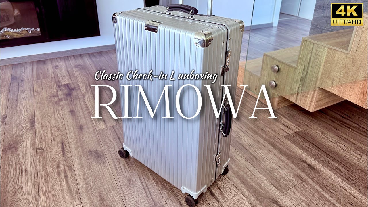 RIMOWA Classic Check-in L | 4K Unboxing