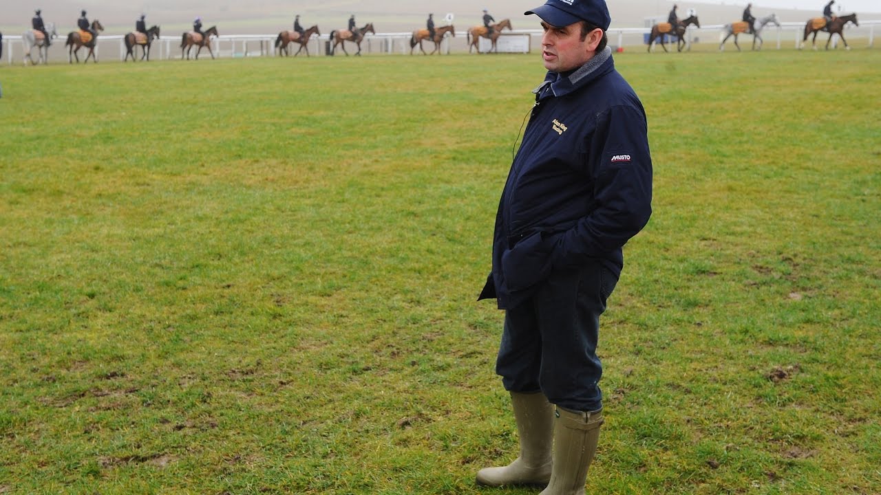 Alan King - behind the scenes at Barbury Castle