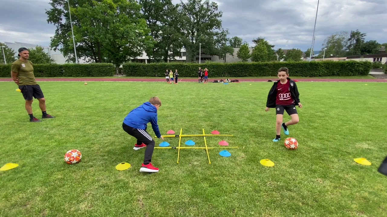 Fun Tic-Tac-Toe Soccer Warm Up Drill