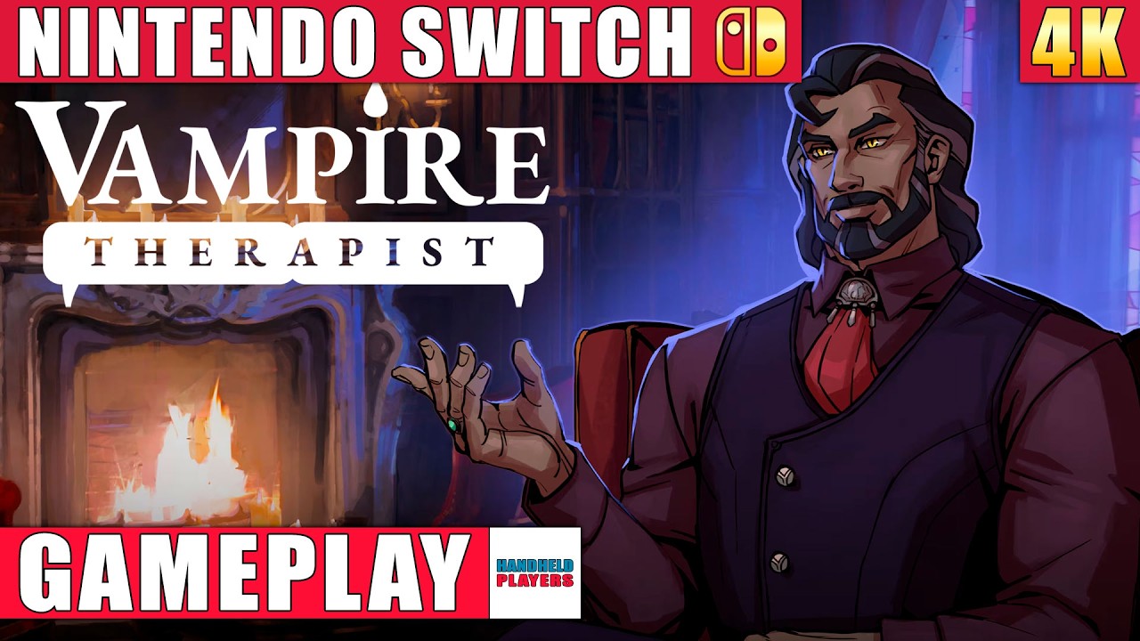 Vampire Therapist Nintendo Switch 1 Gameplay in 4K