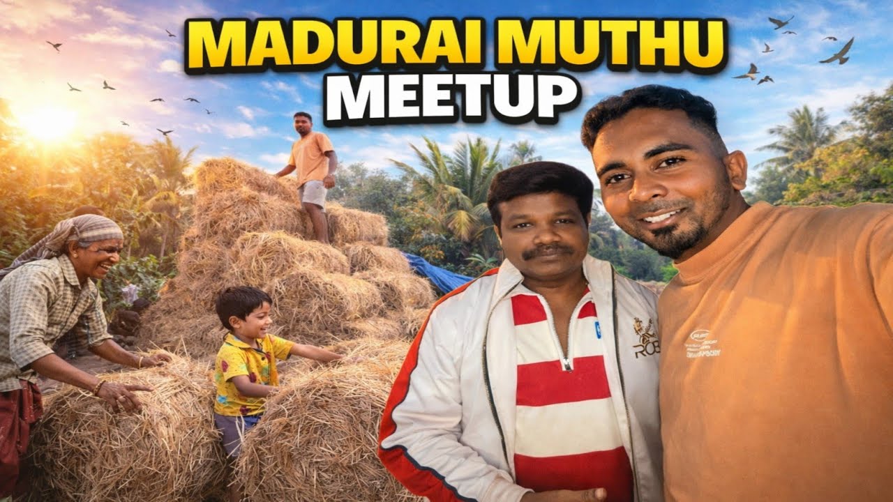 🔥மதுரை முத்து அண்ணனை நேரில் சந்தித்தாச்சு! 🤝😍 | கிராமத்து Special Vlog🌾 | K7
