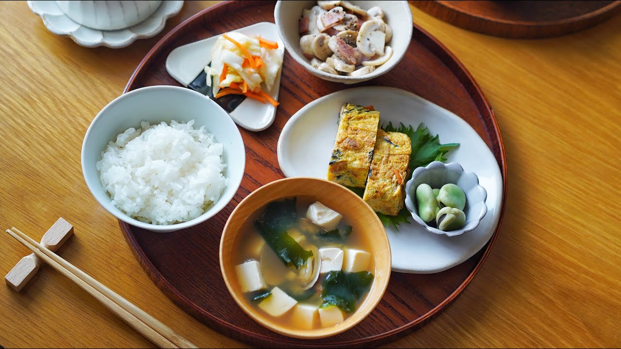 ２日間の朝ごはん献立【管理栄養士のヘルシー和食】