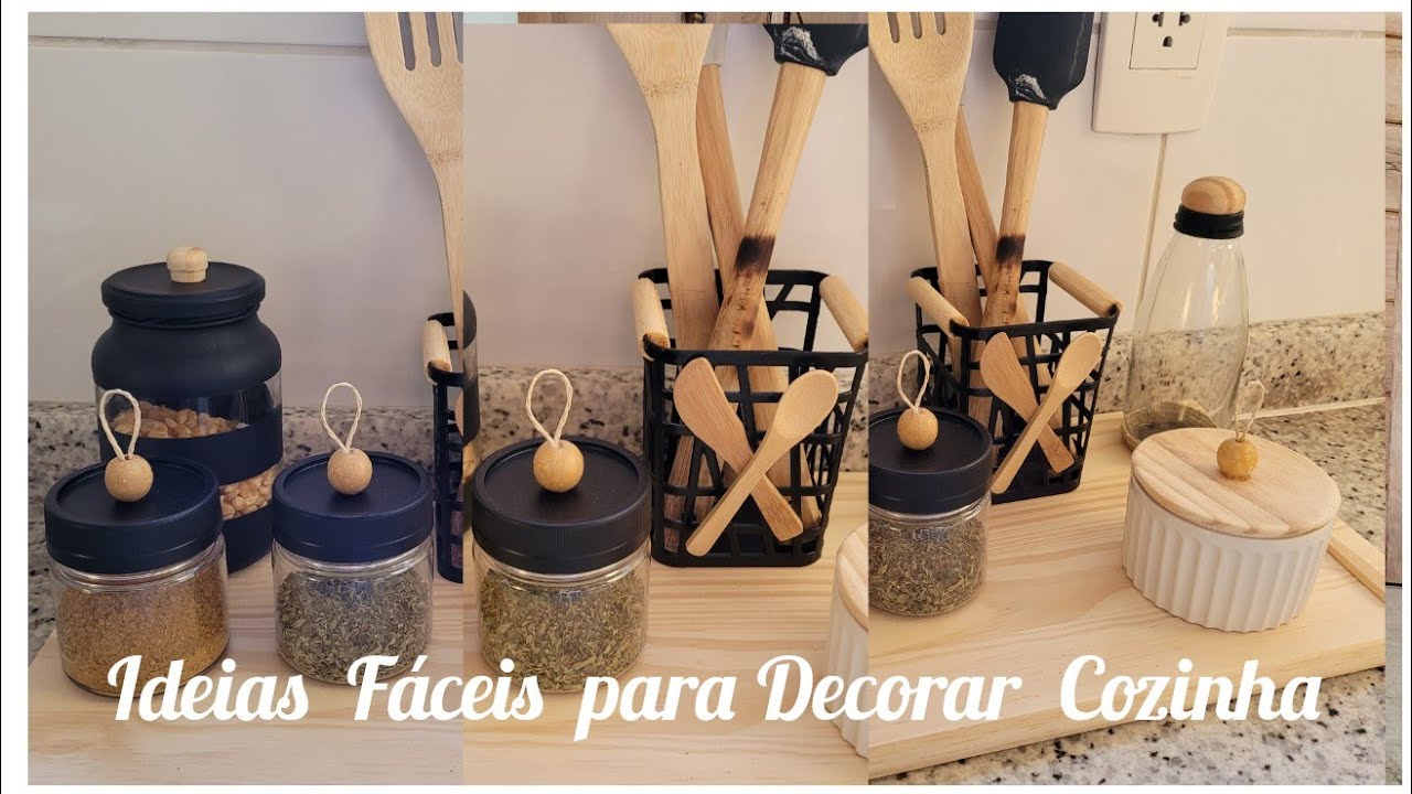 IDEIAS FÁCEIS DE COMO DECORAR UMA COZINHA PEQUENA E DEIXAR MAIS BONITA GASTANDO POUCO