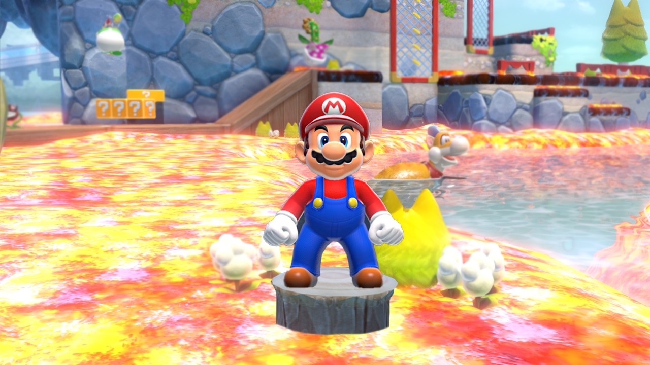 Bowser's Fury Floor is Lava then Custom Isle