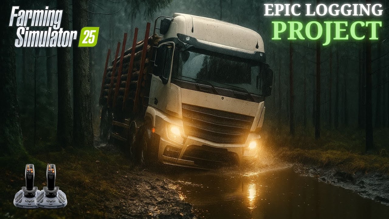 FS25 AgroForests Logging Has Never Been This Fun In Farming Simulator 25! Hally Madness
