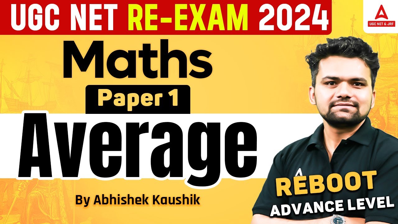 UGC NET Maths Paper 1 | Average By Abhishek Kaushik