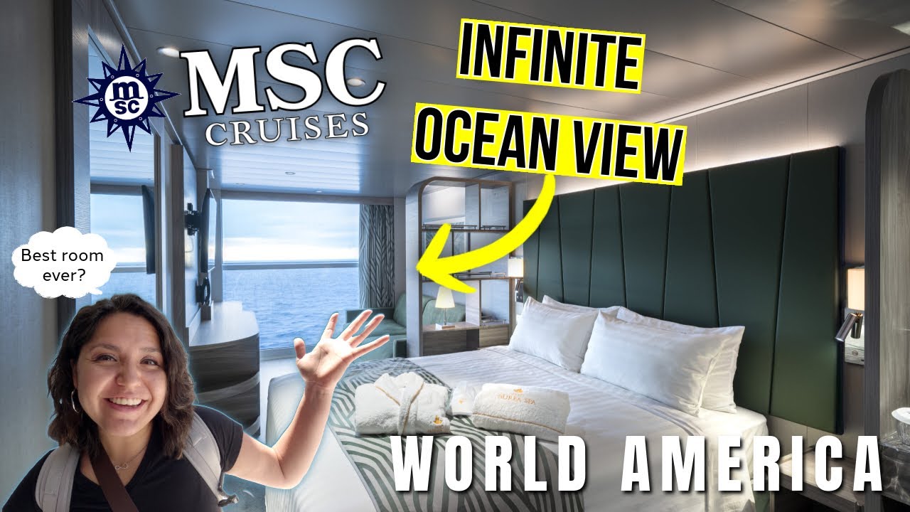 🛳️ MSC World America Infinite Ocean View Room Tour | Cabin 12081 🚢