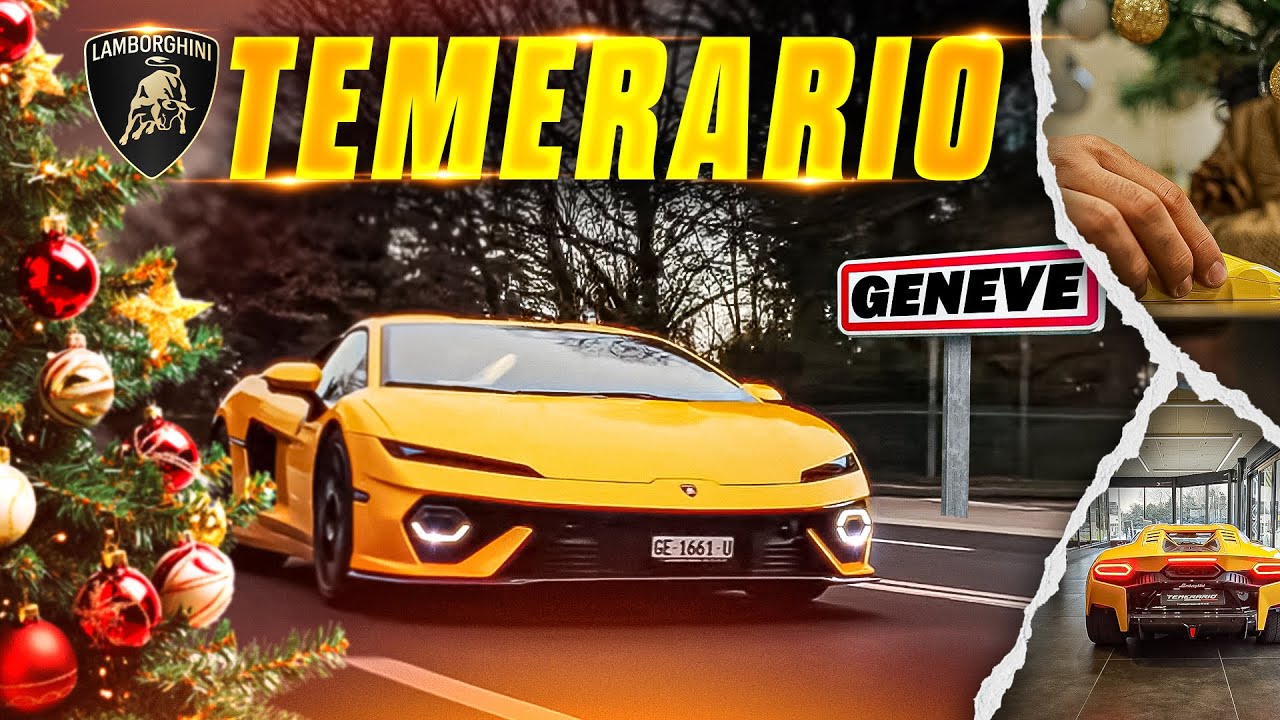 Christmas in a Lamborghini Temerario