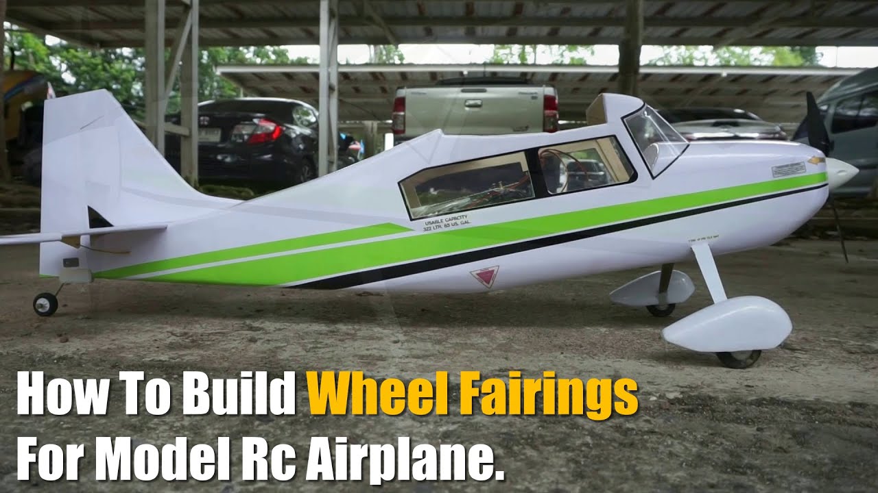 Diy Rc Plane.How to Build Wheel Fairings For Model Rc Airplane.Easy Foam Tutorial for Beginners.