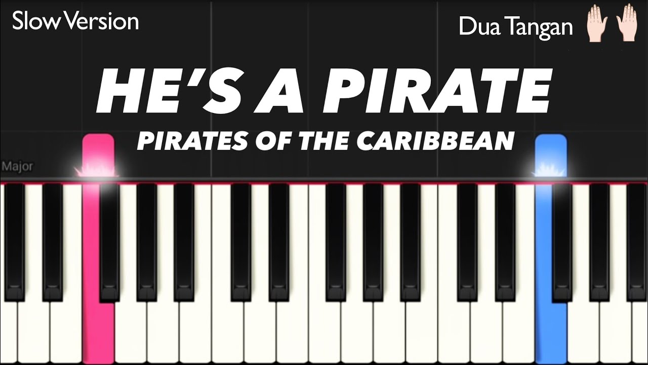 He’s A Pirate (PIRATES OF THE CARIBBEAN) | Piano Tutorial Pemula