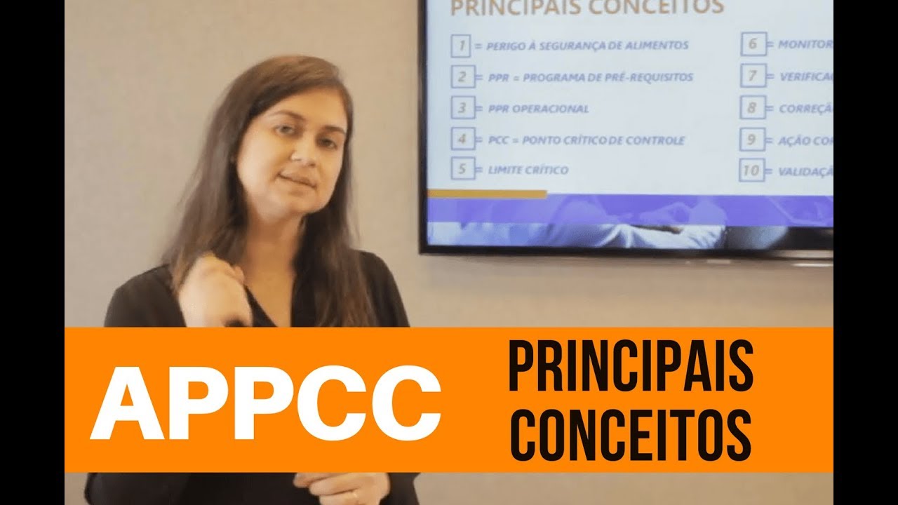 Curso de APPCC - vídeo 3 (Principais conceitos)