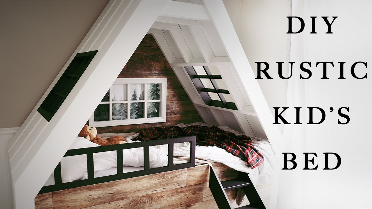 How to Build a Rustic Kid's Bed by Build Basic
