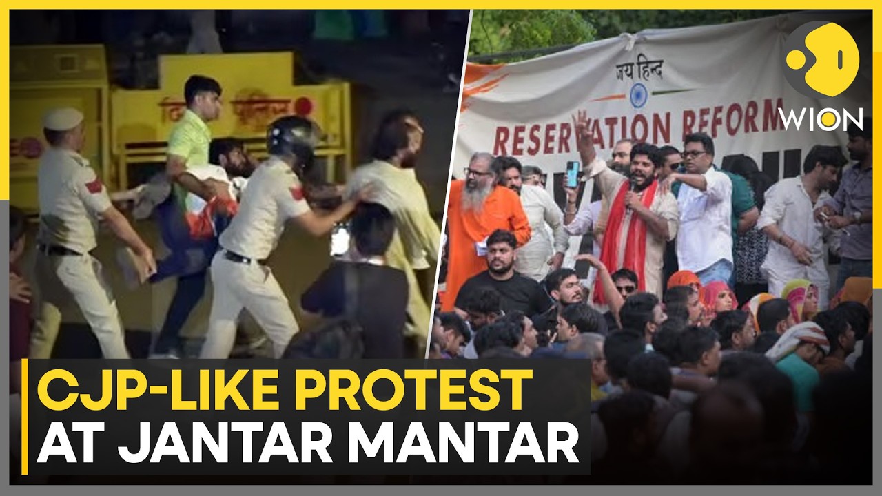 Delhi Reservation Protest: Protest Against Caste-Based Reservation System In Delhi | WION News