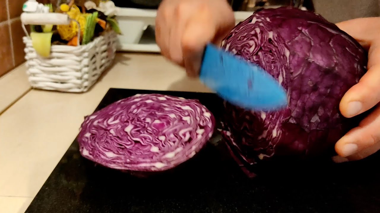 Lilakáposzta indikátor.