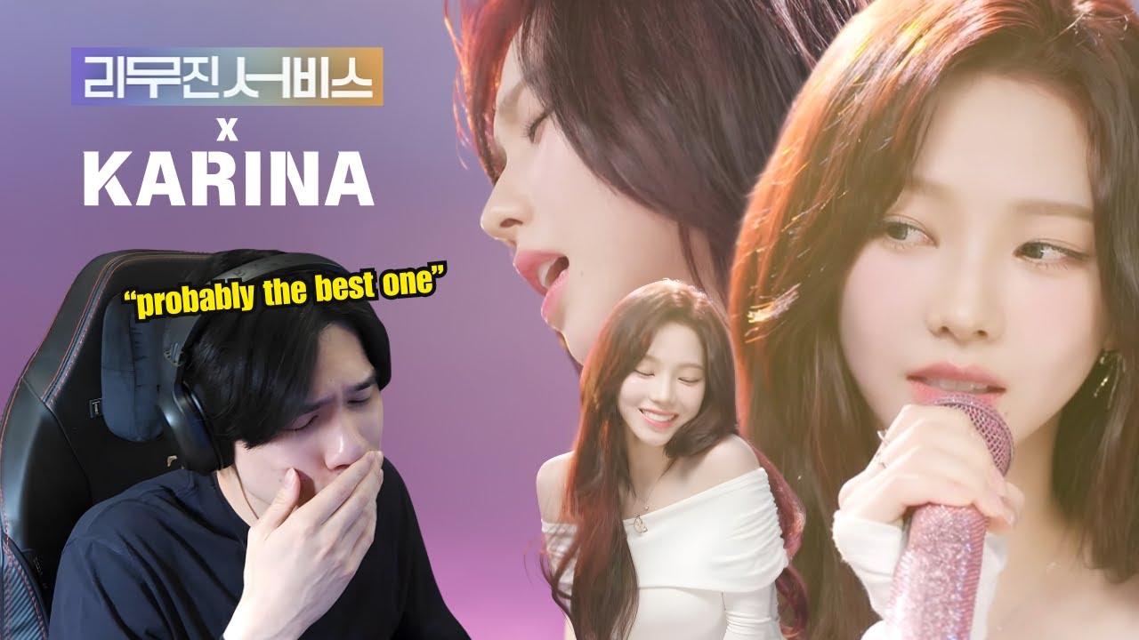 AESPA KARINA SINGS LIKE THIS!?? | LEE MUJIN SERVICE x KARINA FIRST REACTION
