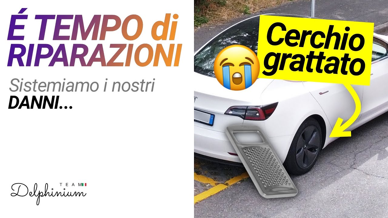 Tutorial sistemazione cerchi Aero grattati | Tesla - Team Delphinium