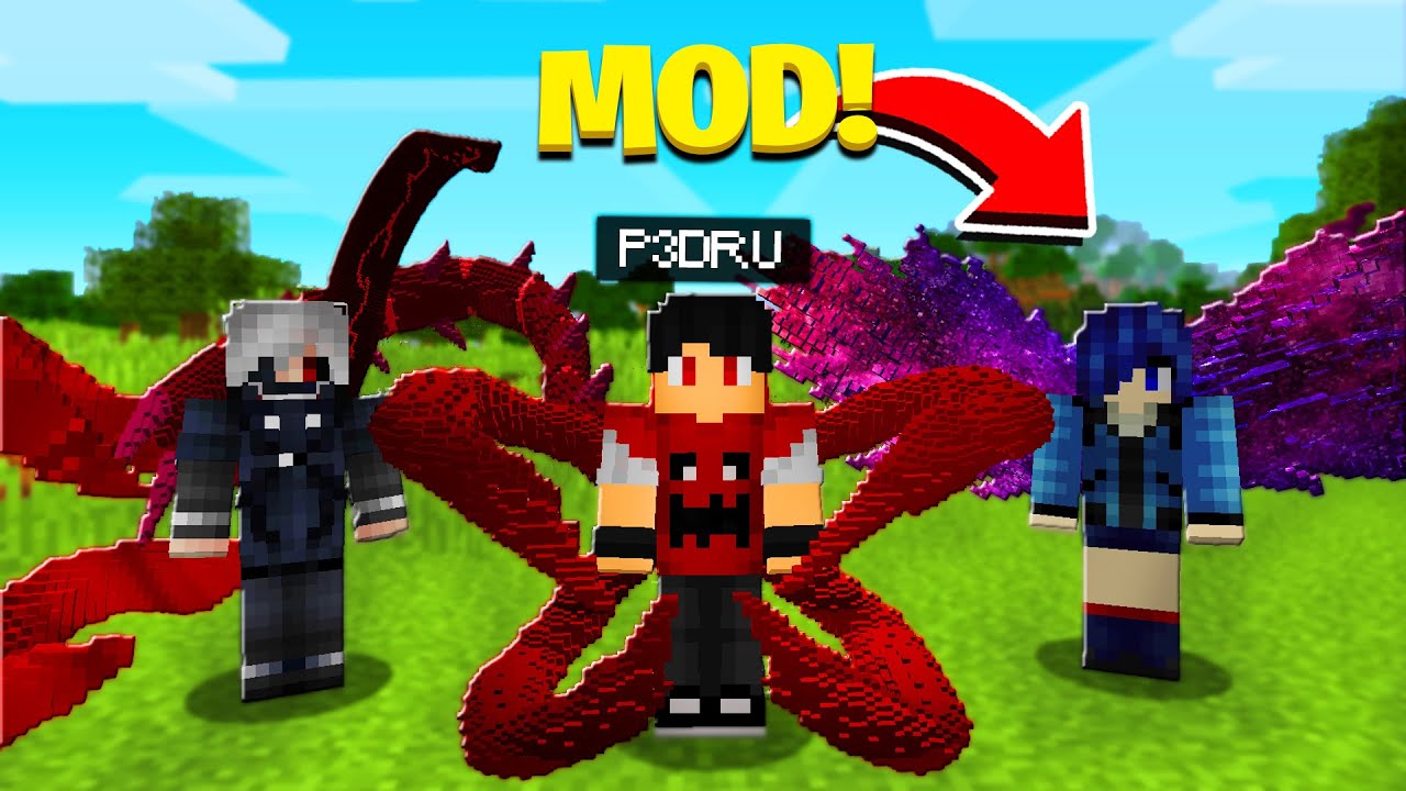 *NOVO* MOD DO TOKYO GHOUL NO MINECRAFT ‹‹ P3DRU ››
