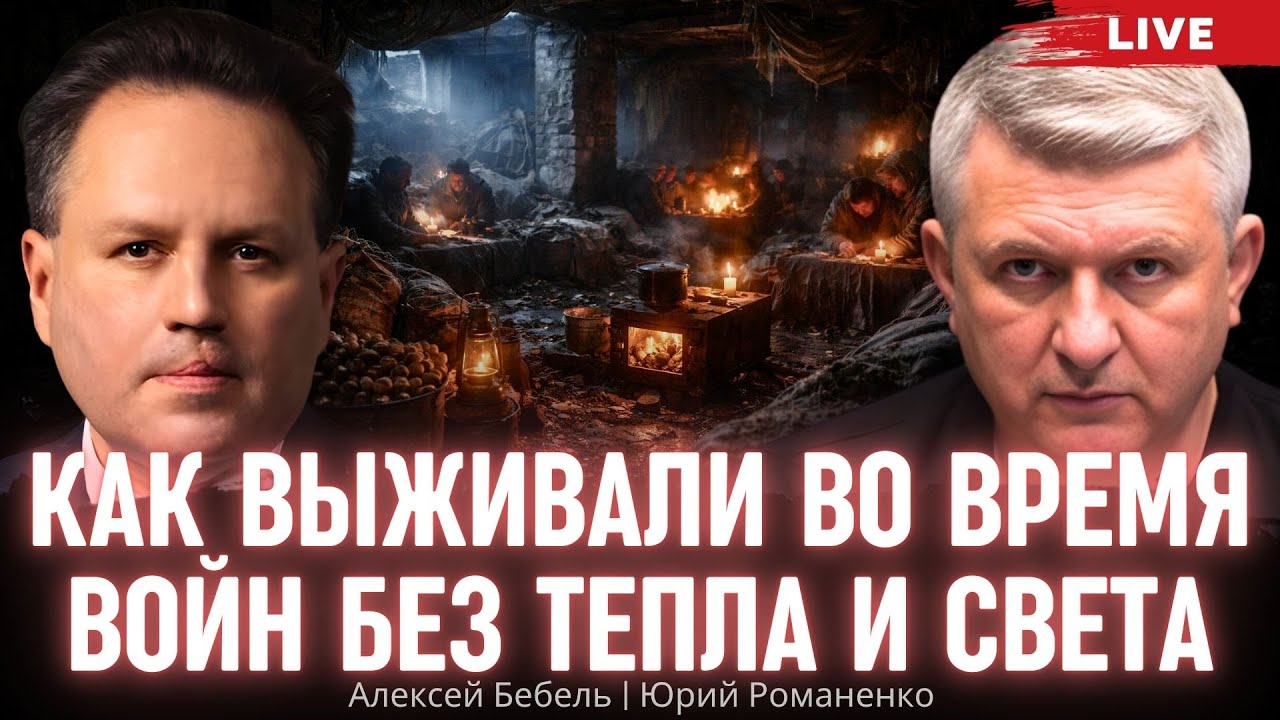 Как выживали во время войн без тепла и света. Алексей Бебель, Юрий Романенко