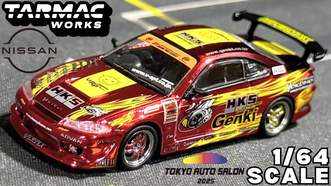 Распаковка модели VERTEX HKS Hiper Silvia RS-2 от Tarmac Works в масштабе 1/64 | Токийский автоса...