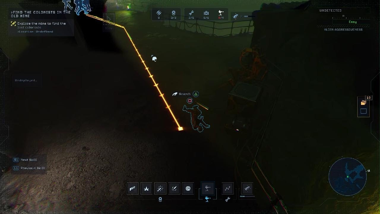 Aliens: Dark Descent - Explore the mine to find the lost colonist