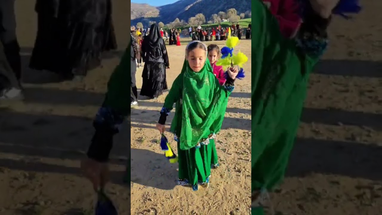 Beautiful dance of Bakhtiari girl