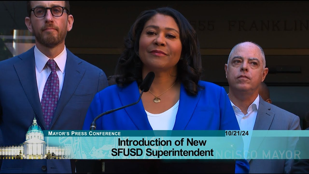 Introduction of New SFUSD Superintendent