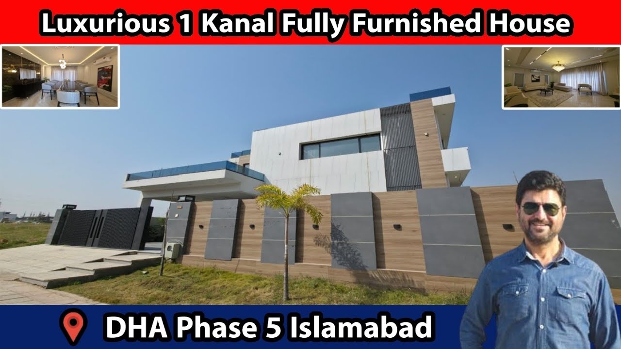 Luxurious 1 Kanal Fully Furnished House with Elegant Interior For Sale In DHA Ph 5 Islamabad#home 