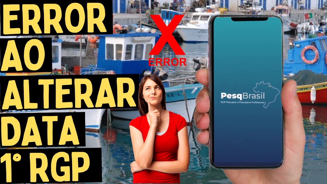 ALTERAÇÃO DA DATA DO REGISTRO DO PESCADOR