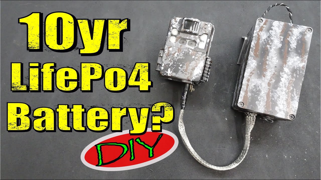 12v LifePo4 Battery for Trail Cameras-DIY Build