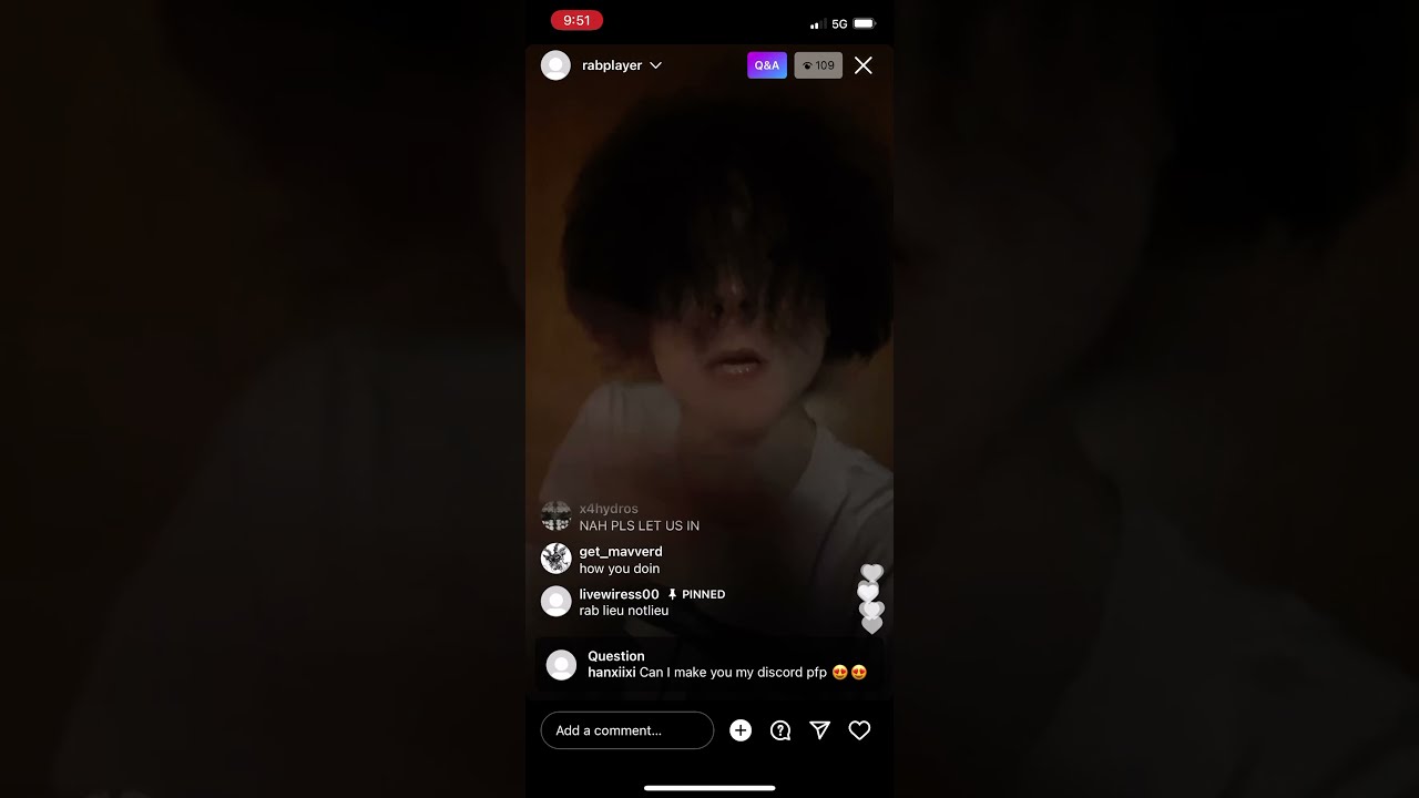 lieu Instagram live 11/20/21
