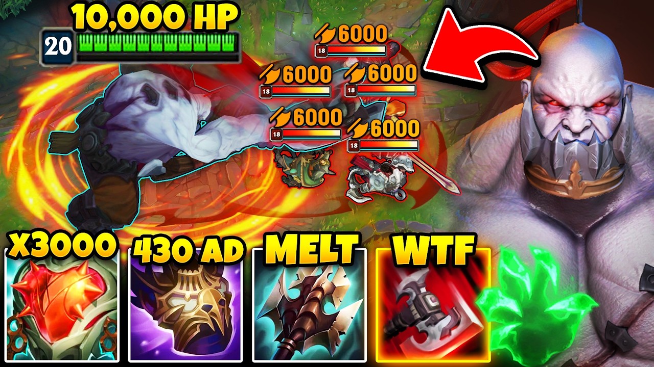 SION BUT I'M AN UNKILLABLE RAID BOSS WITH 10,000 HP (MASSIVE Q SLAMS)