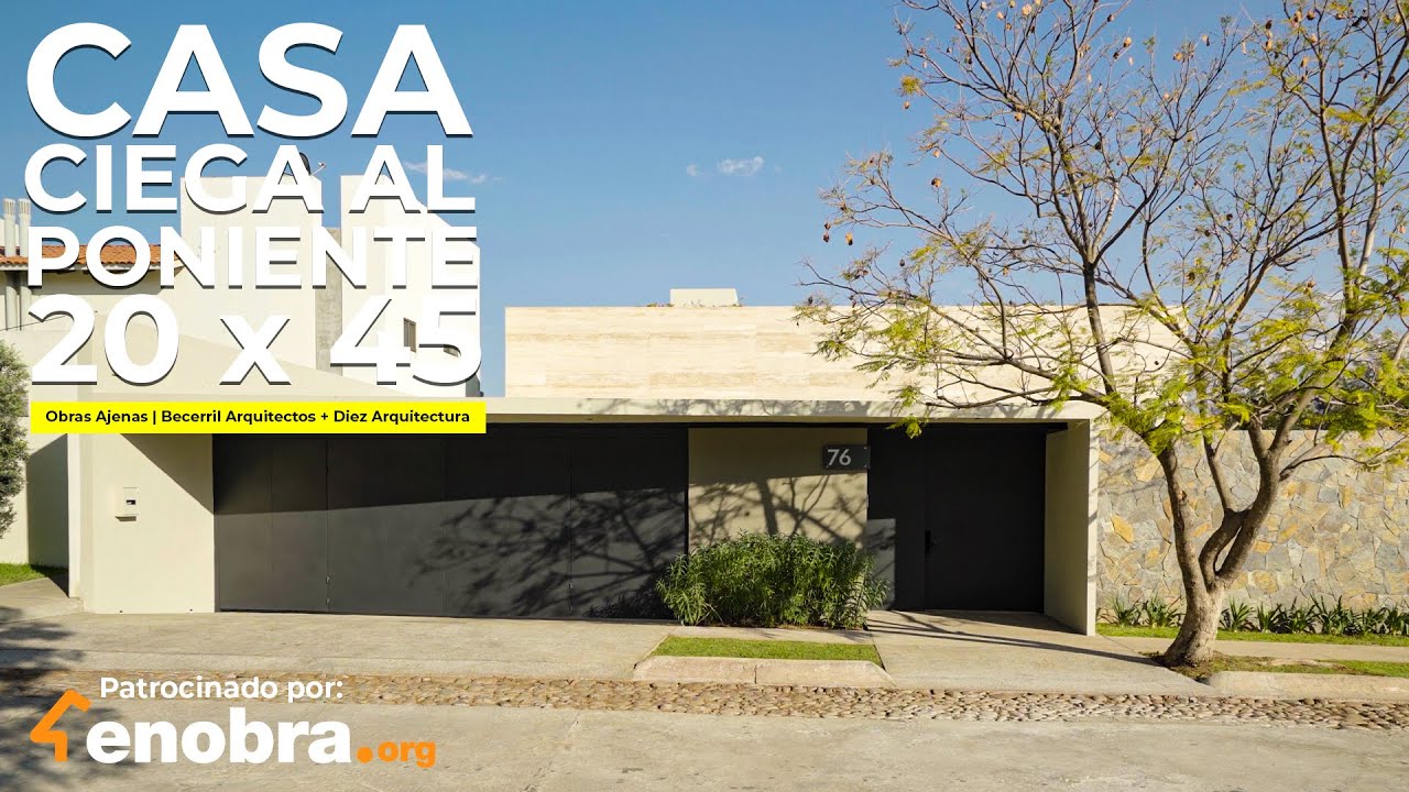 CASA CIEGA Hacia PONIENTE con ESPEJO DE AGUA | Obras Ajenas | Becerril Arq + Diez Arquitectura | P1