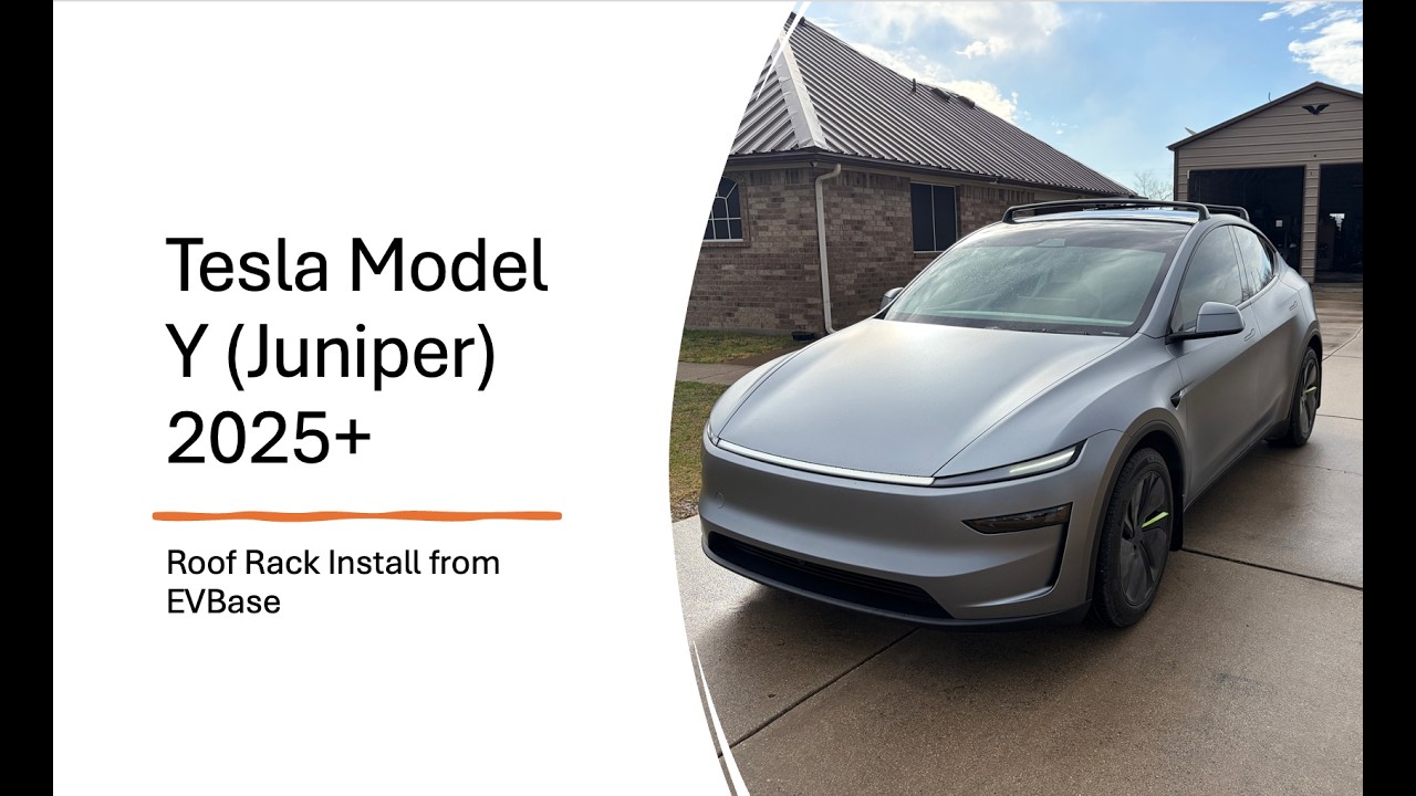 Model Y Juniper (2025+) EVBase Lockable Cross Bar Install