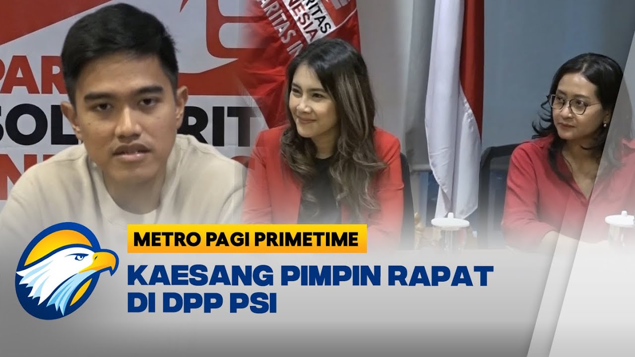 Kaesang Pimpin Rapat di DPP PSI
