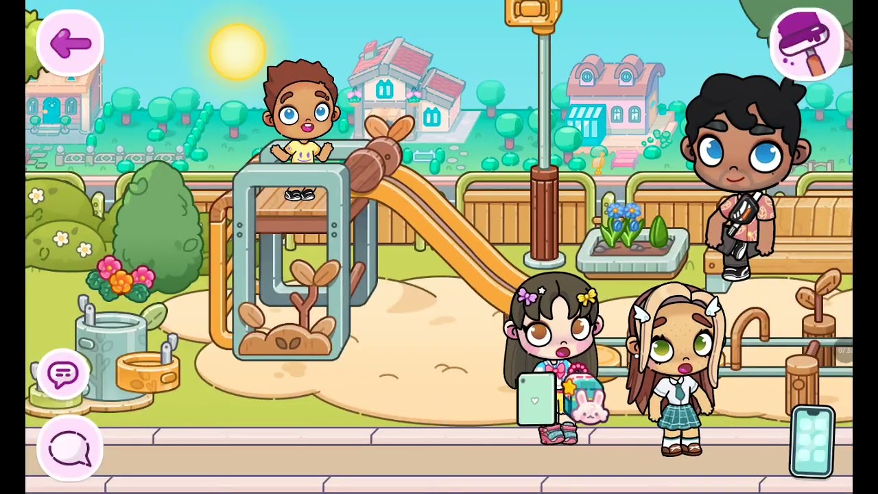 Capítulo 1 saindo com os amigos jogando com minha mamãe pela primeira vez!🩷🧡🩷🧡
