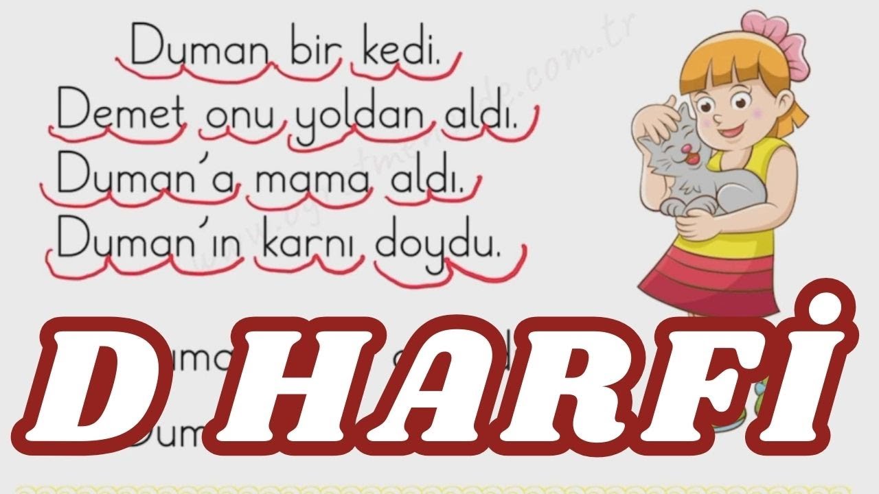 D Harfi ile İlgili Okuma Yazma Yapıyoruz